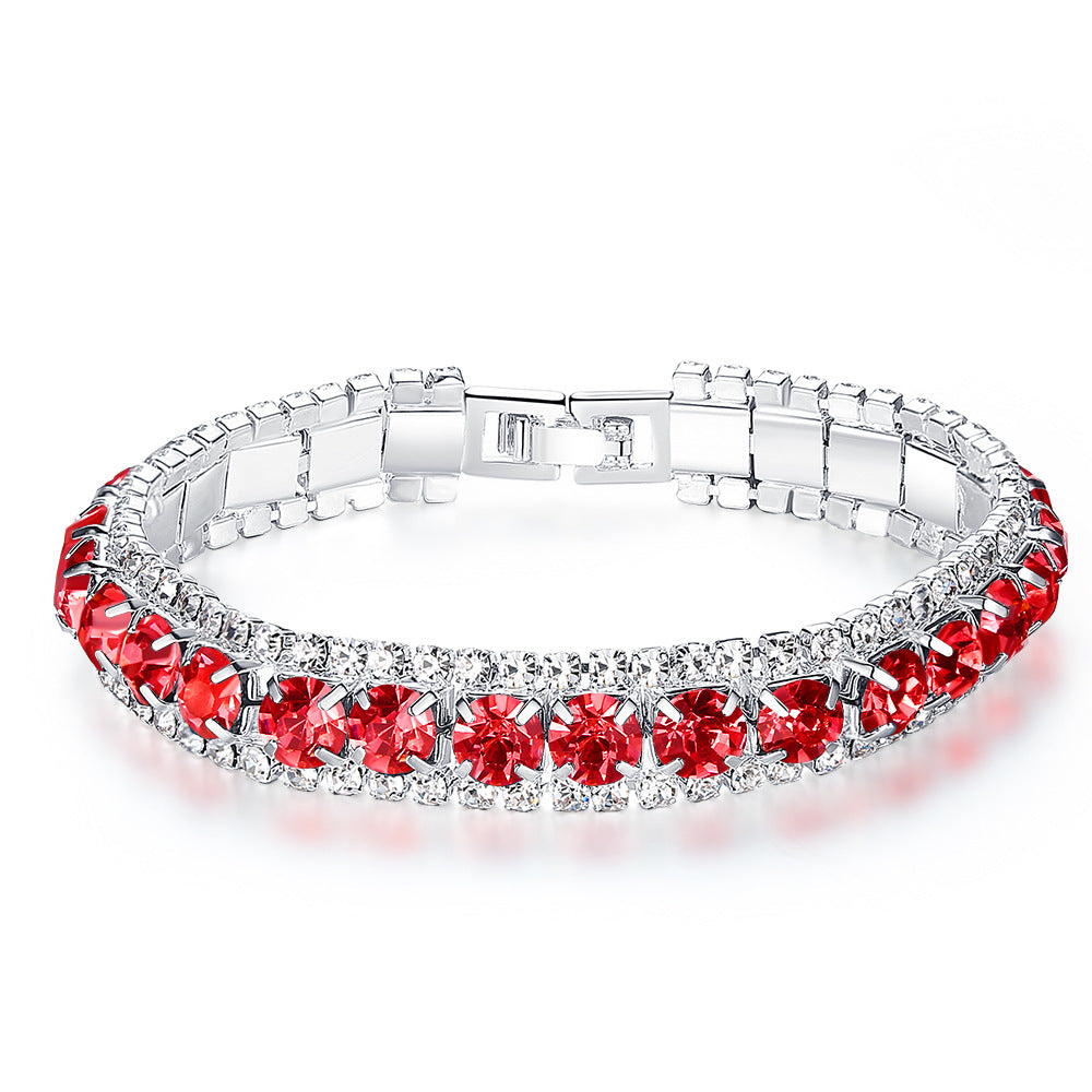 2026 Korean New Fashion Blue Crystal Bracelet
