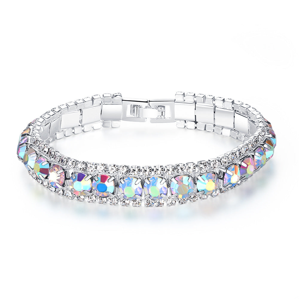 2026 Korean New Fashion Blue Crystal Bracelet