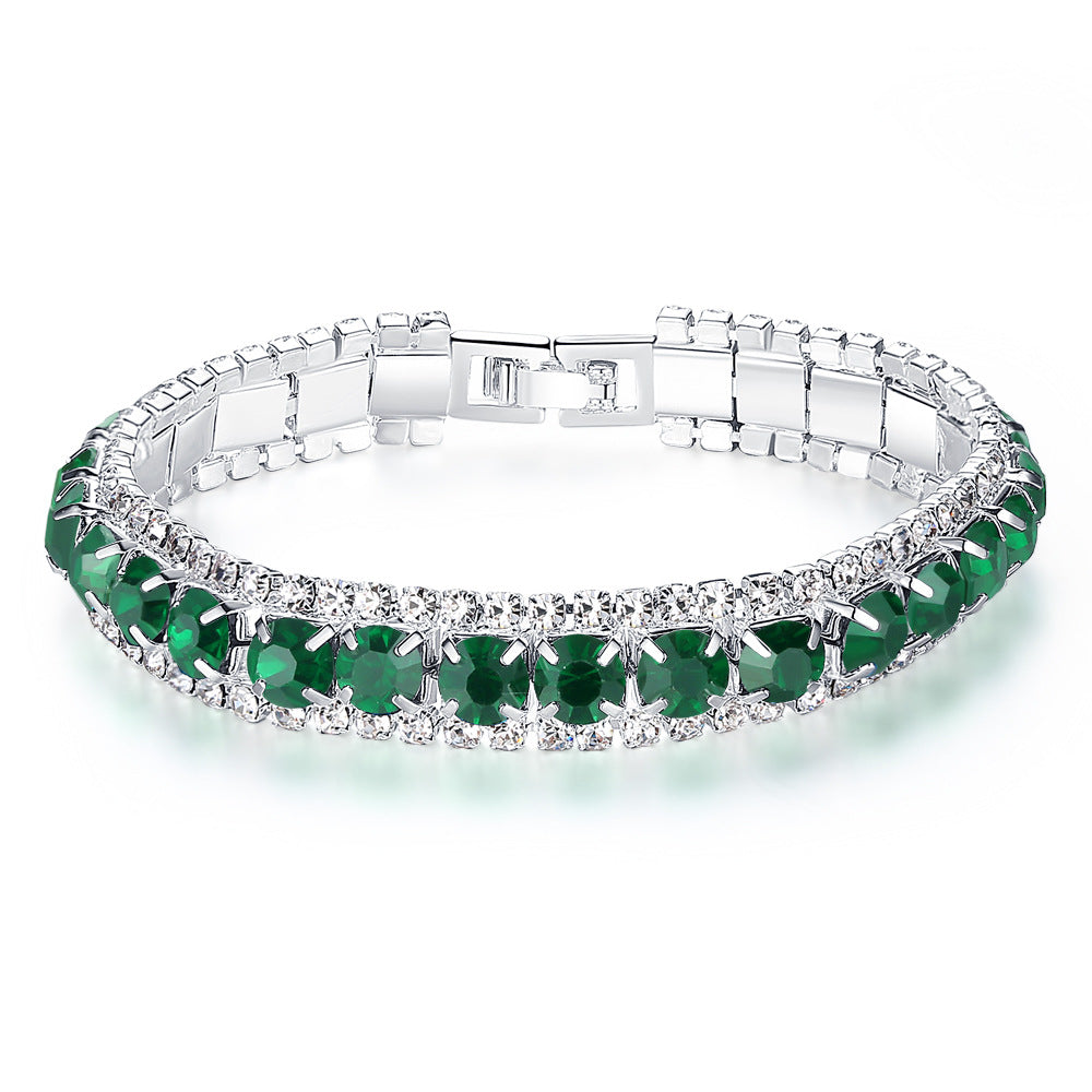 2026 Korean New Fashion Blue Crystal Bracelet
