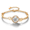 Amazon Cross-border New Shengguang Zircon Pendant Bracelet Women's