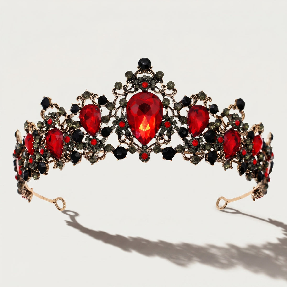 European and American Baroque Retro Bride Rhinestone Crown