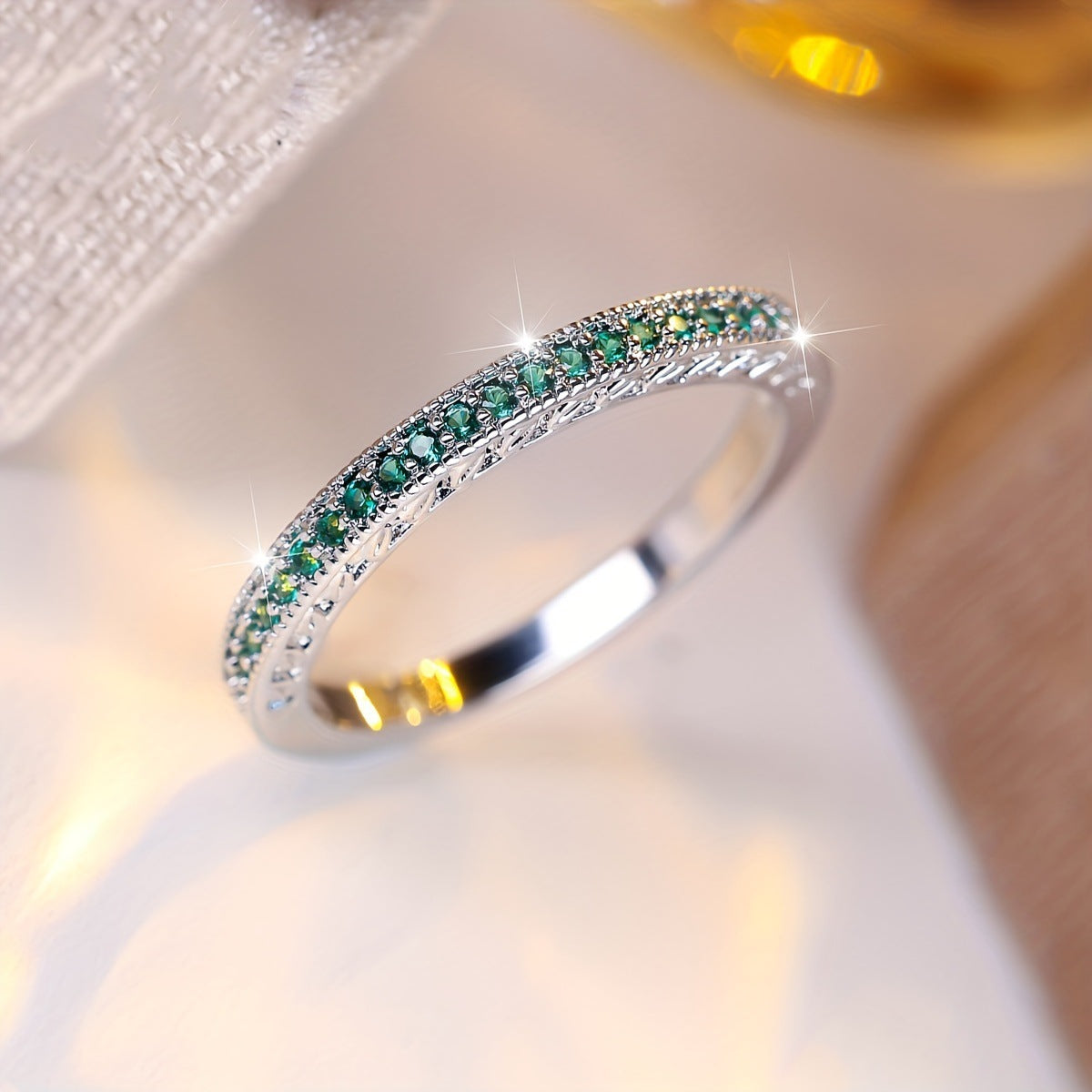European and American Ebay Hot-Selling Inlaid Zirconia Full