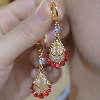 Gold Brass Earring