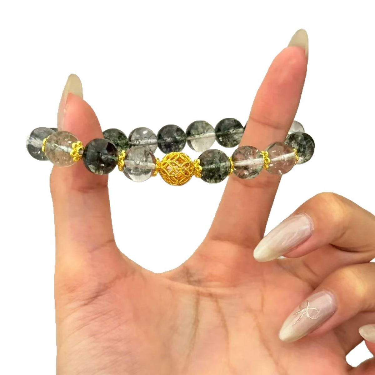 Green Phantom Quartz Bracelet