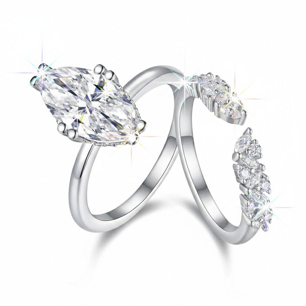 925 Silver Layered Ring