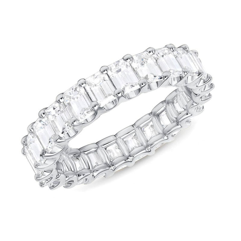 Cross-Border New Geometric Full Diamond Ring