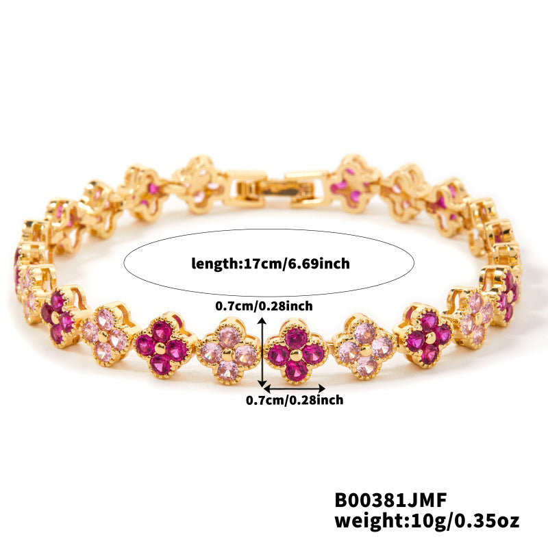 Brass Floral Bangle