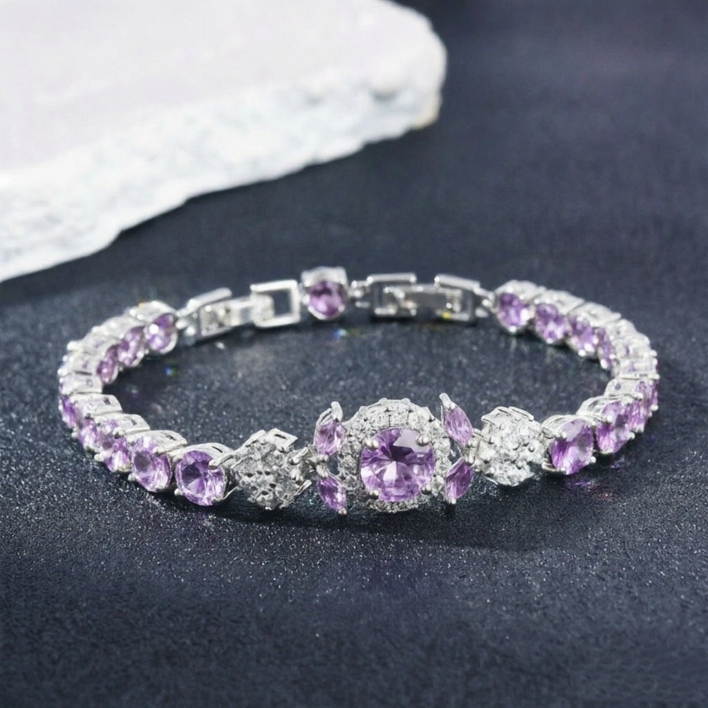 Brass Floral Bracelet