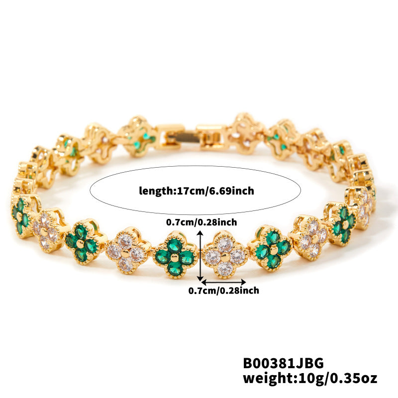 Brass Floral Bangle