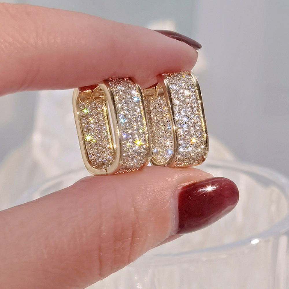 Gold Brass Earring