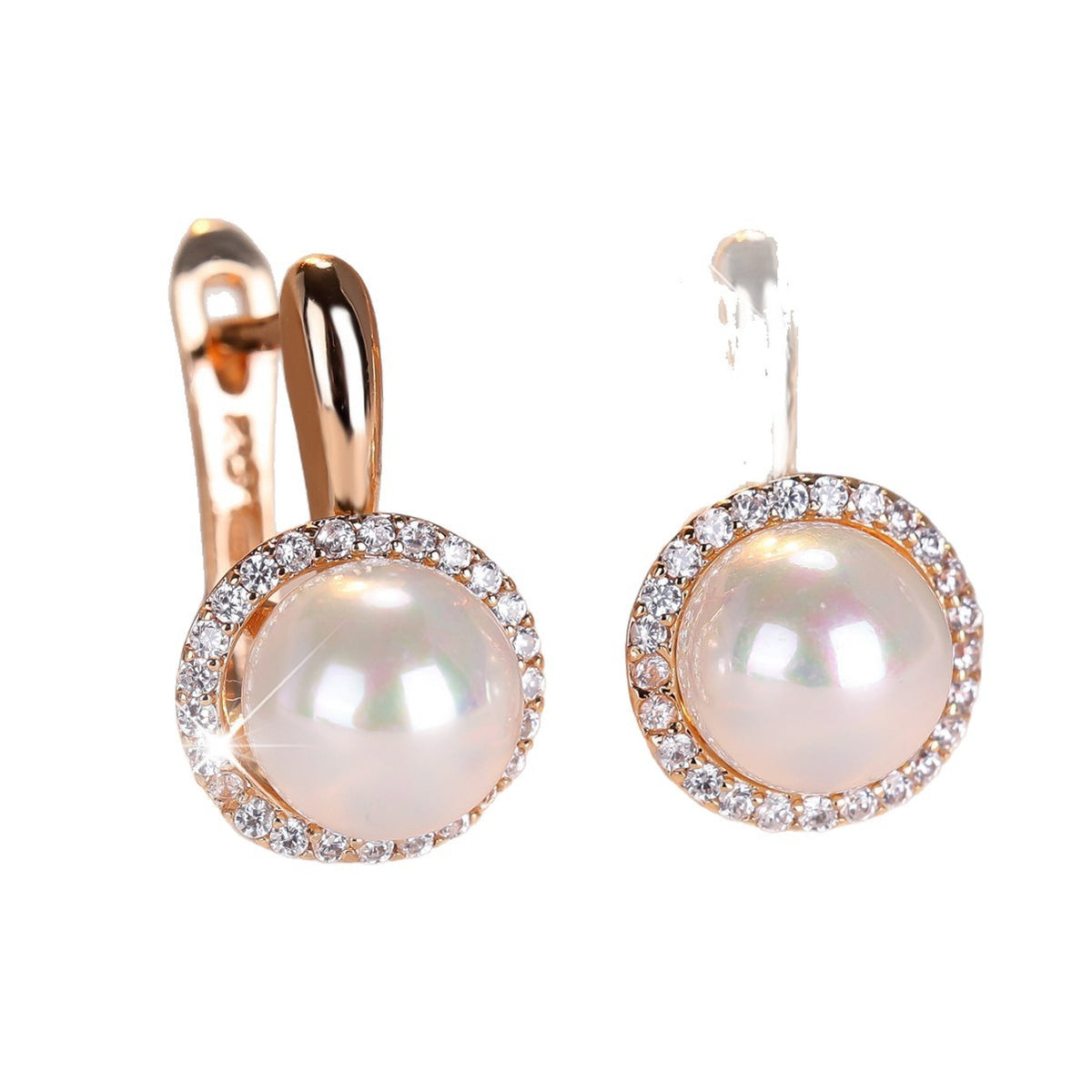 Cross-border bestseller classic pearl earrings vintage women's earrings