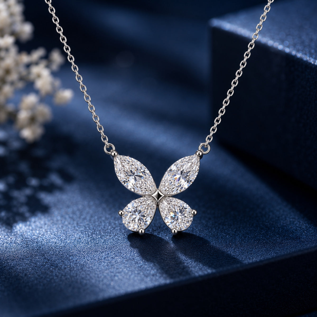 925 Silver Butterfly Necklace