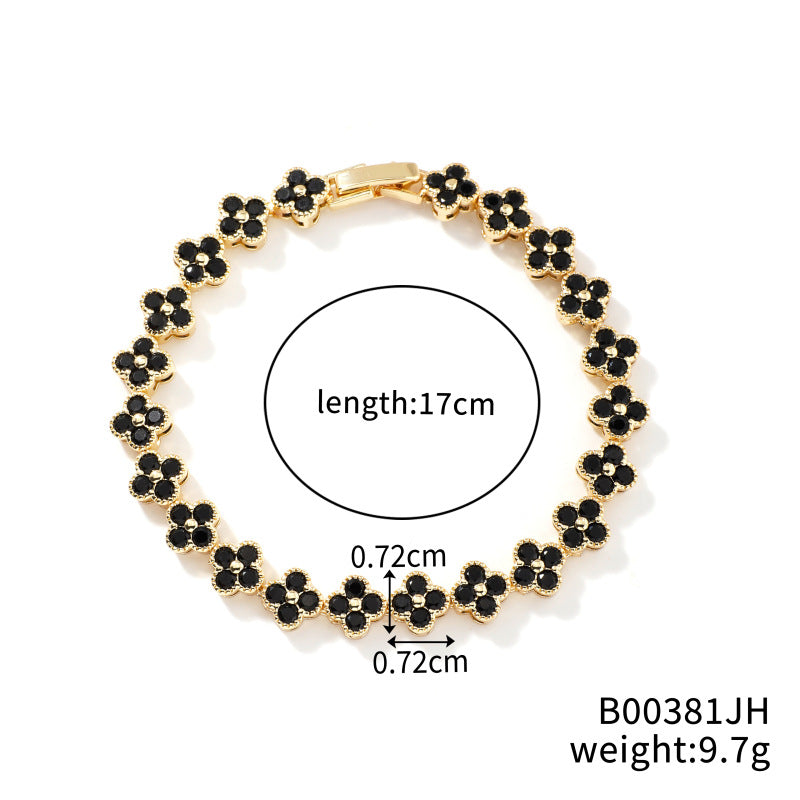 Brass Floral Bangle