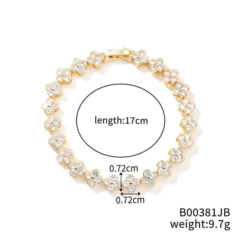Brass Floral Bangle