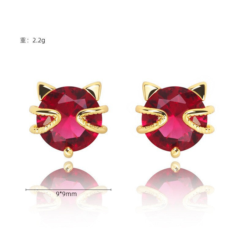 Gold Brass Earring