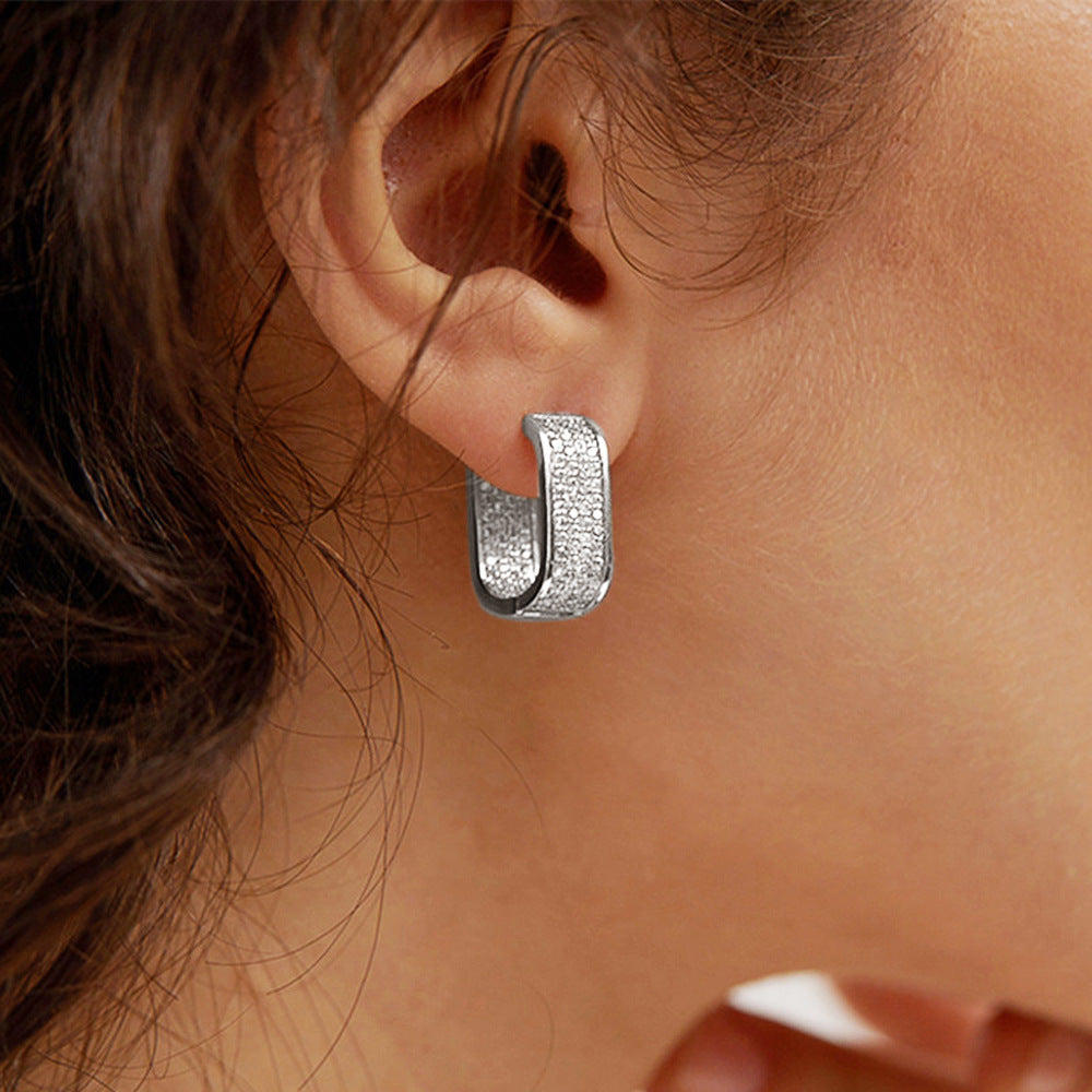 Gold Brass Earring