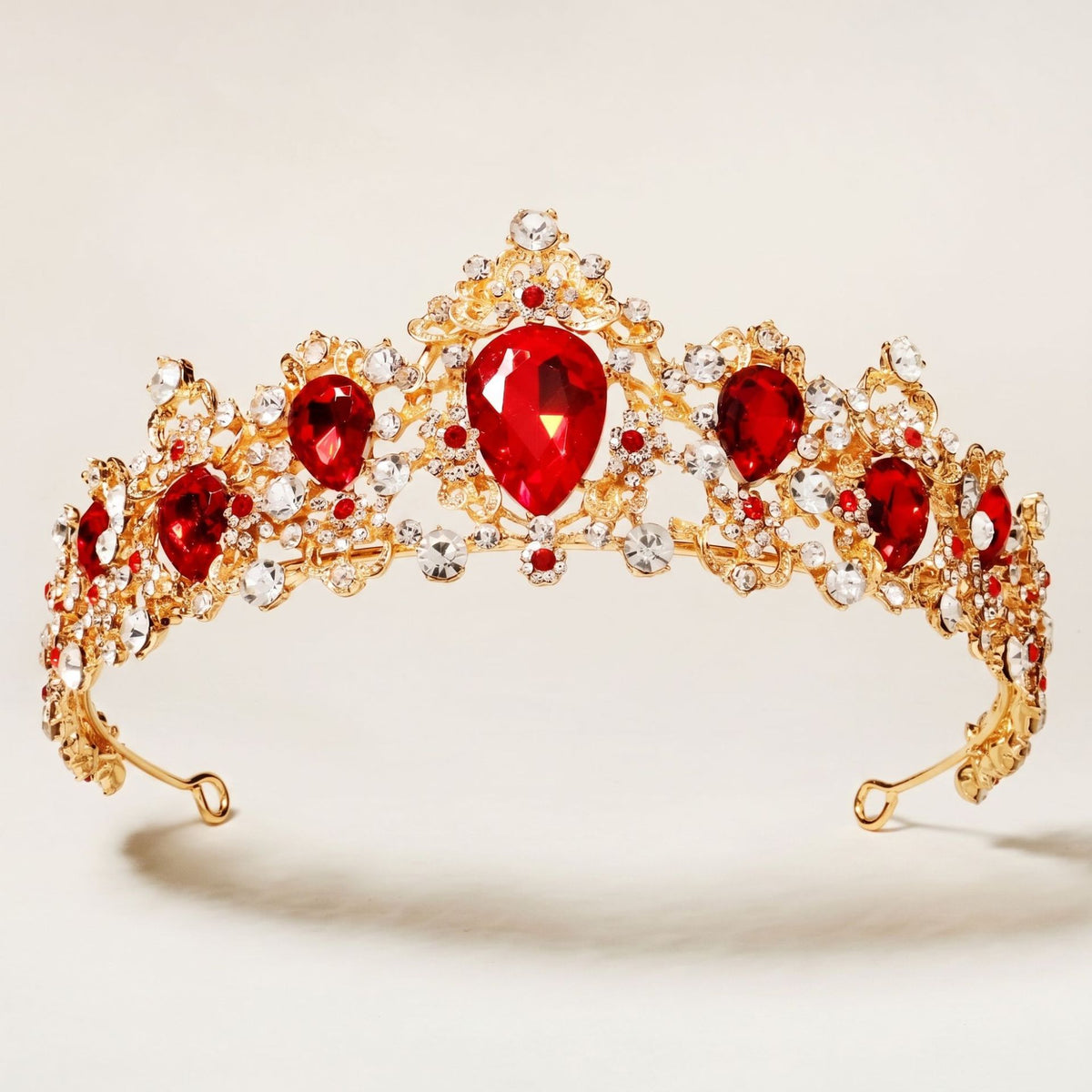 European and American Baroque Retro Bride Rhinestone Crown