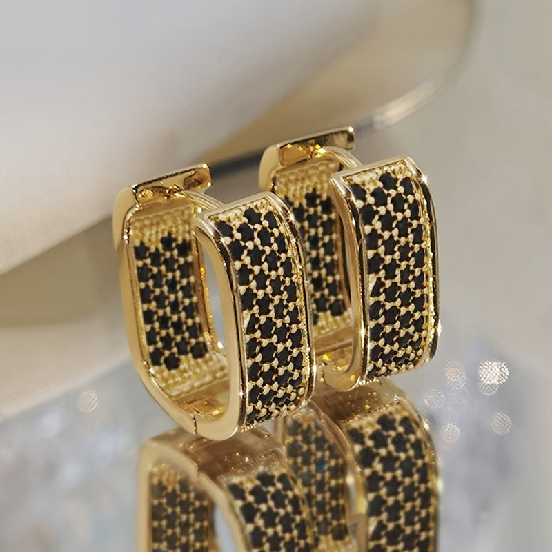 Gold Brass Earring