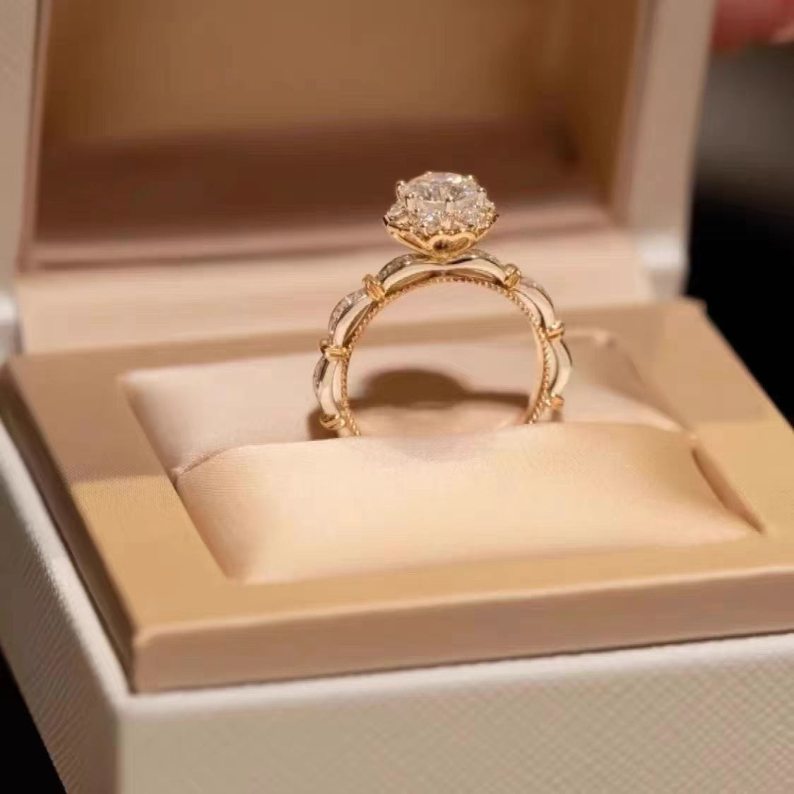 Zircon Floral Ring