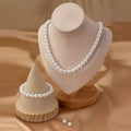 Cross-Border Hot-Selling 8mm Imitation Pearl Necklace