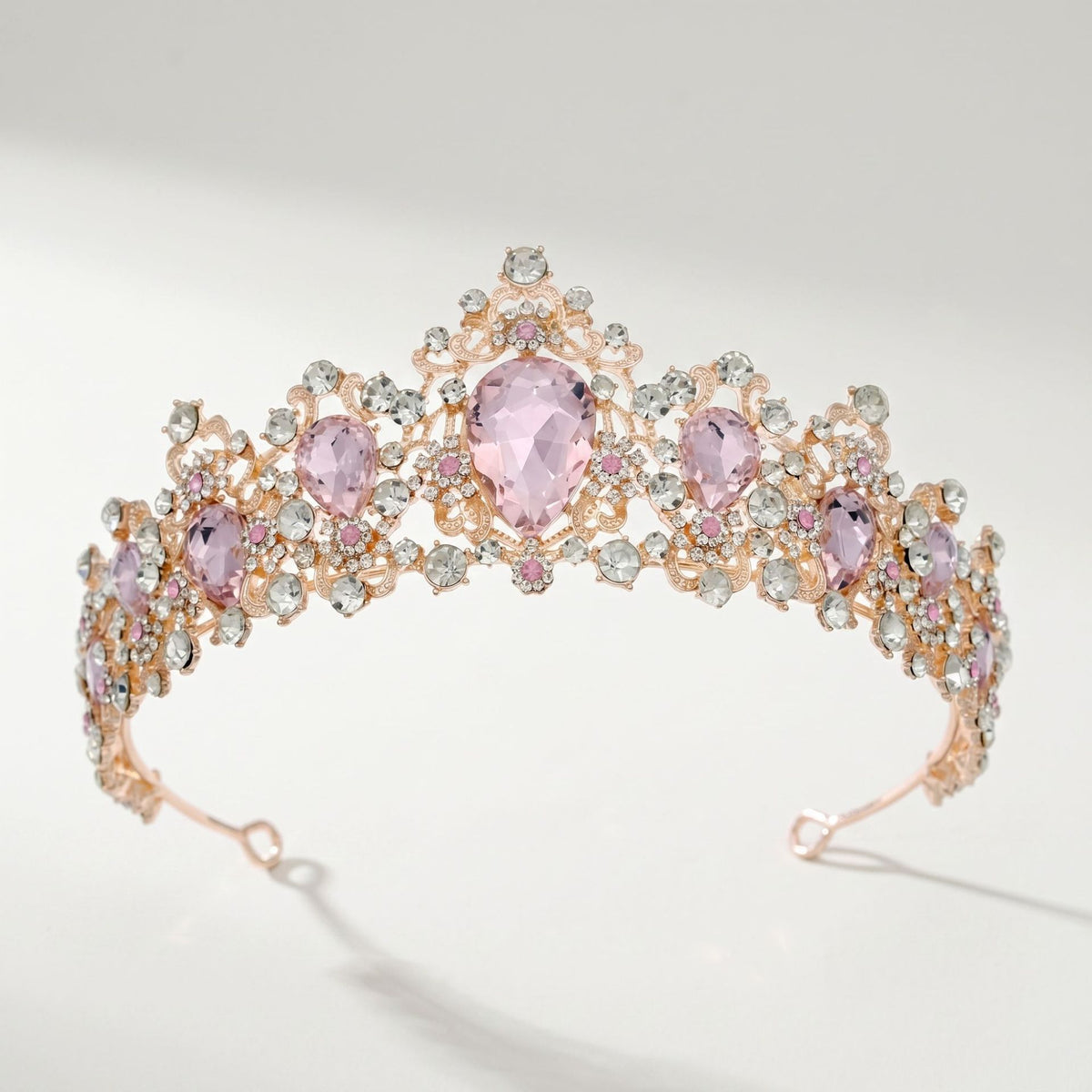 European and American Baroque Retro Bride Rhinestone Crown
