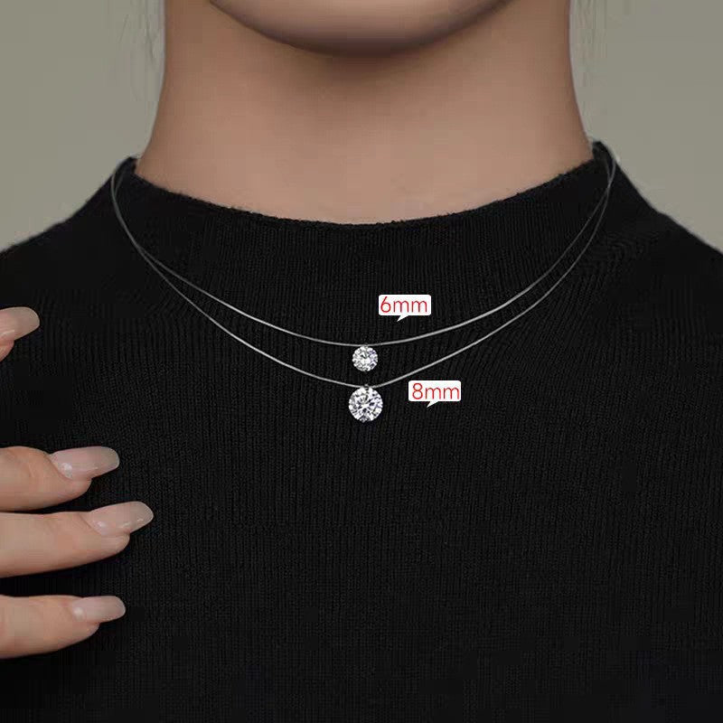 Silver Floral Pendant Necklace