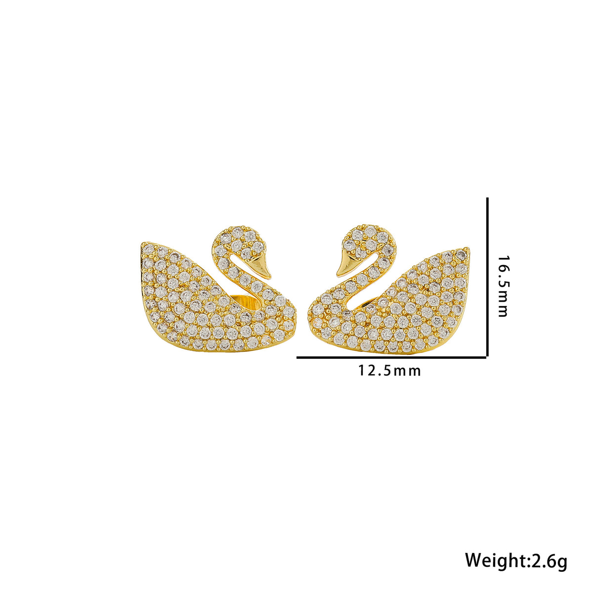 Gold Titanium Steel Pendant Necklace