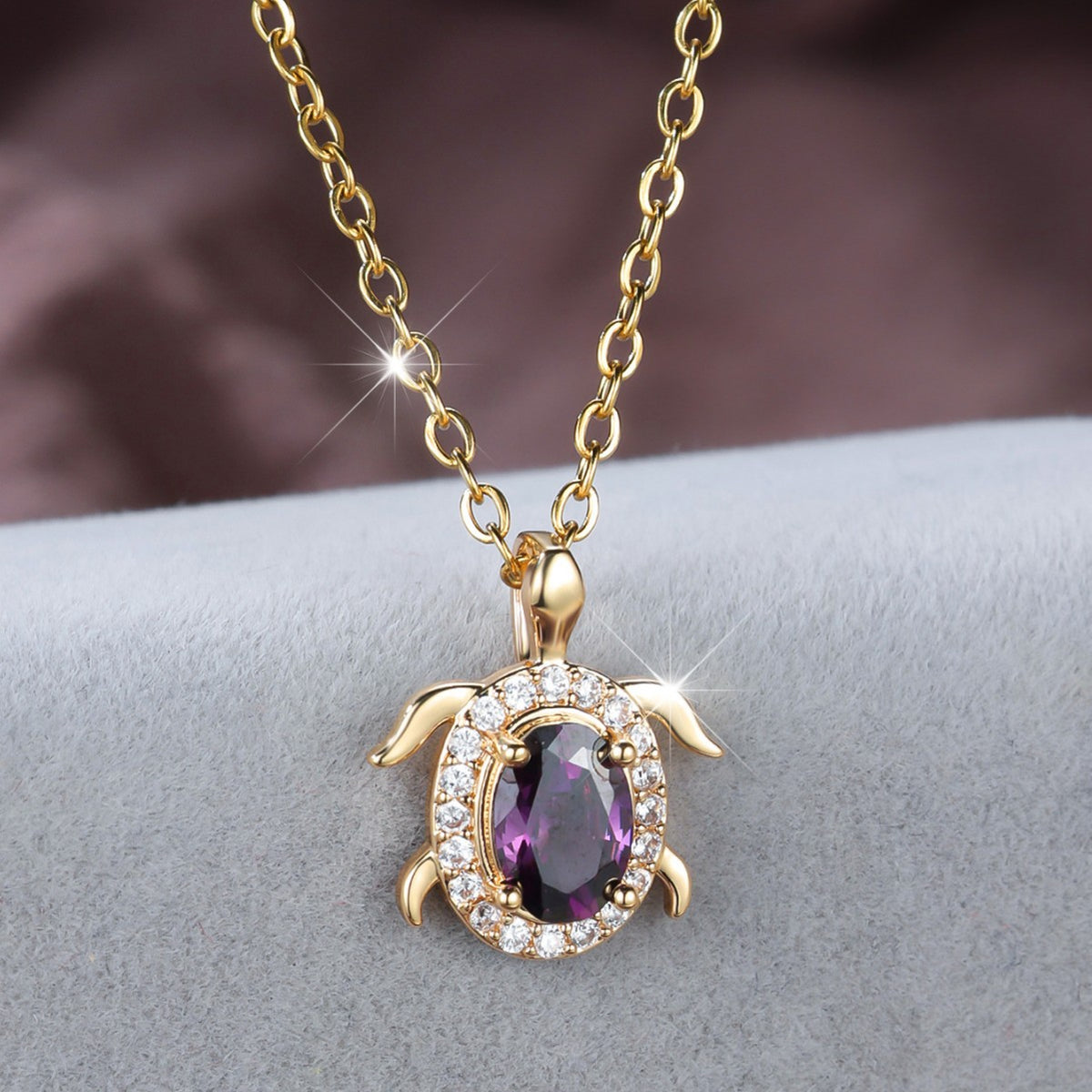 European and American style ocean turtle pendant necklace