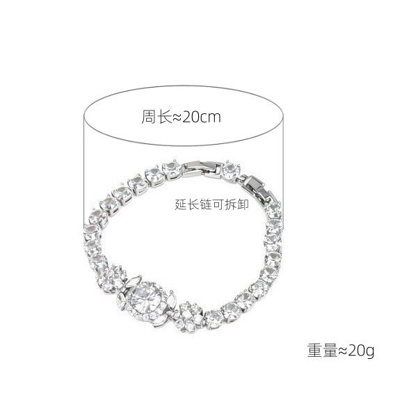 Brass Floral Bracelet