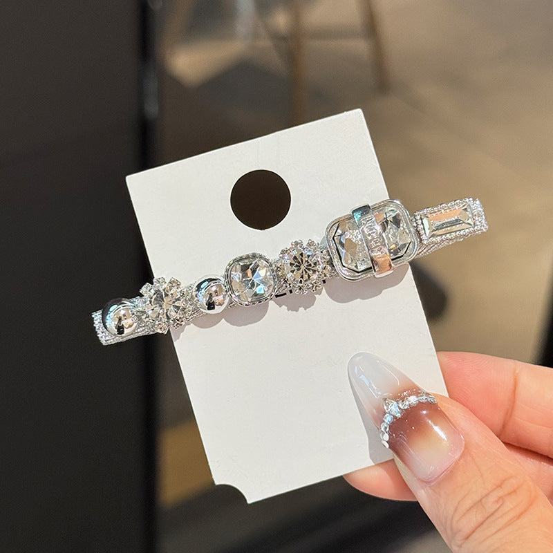 Light Luxury High-grade Side Clip Flash Drill Duckbill
