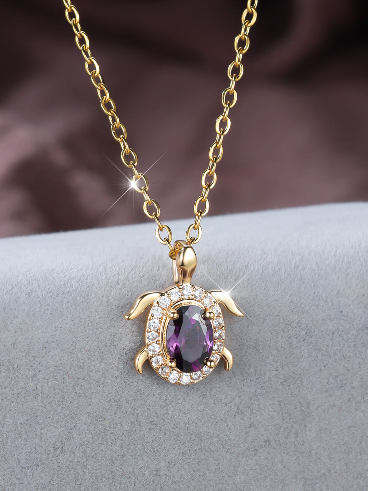 European and American style ocean turtle pendant necklace