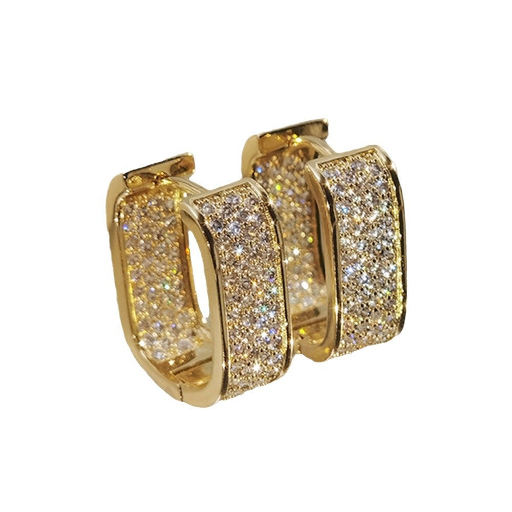 Gold Brass Earring