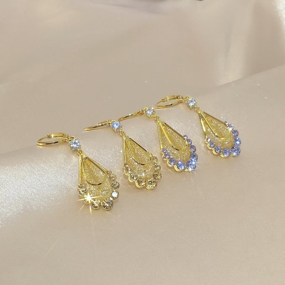 Gold Brass Earring