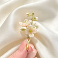 Jasmine Flower Brooch New Plant Flower Fashion Brooch