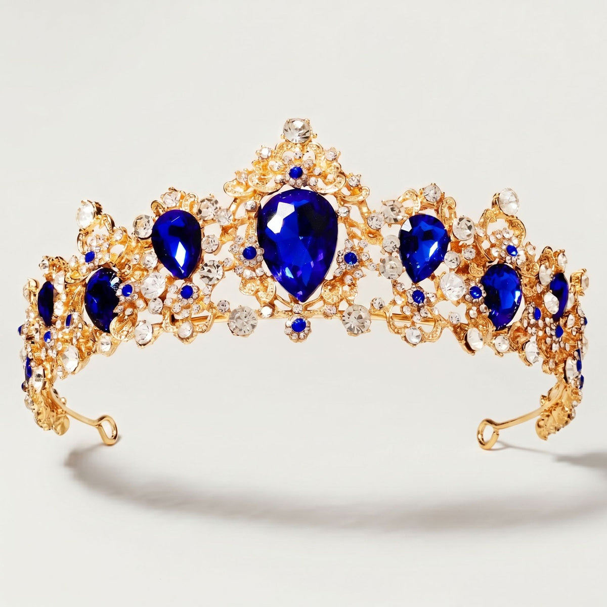 European and American Baroque Retro Bride Rhinestone Crown