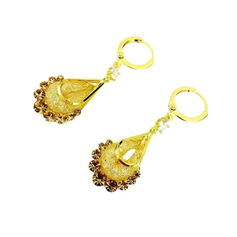 Gold Brass Earring