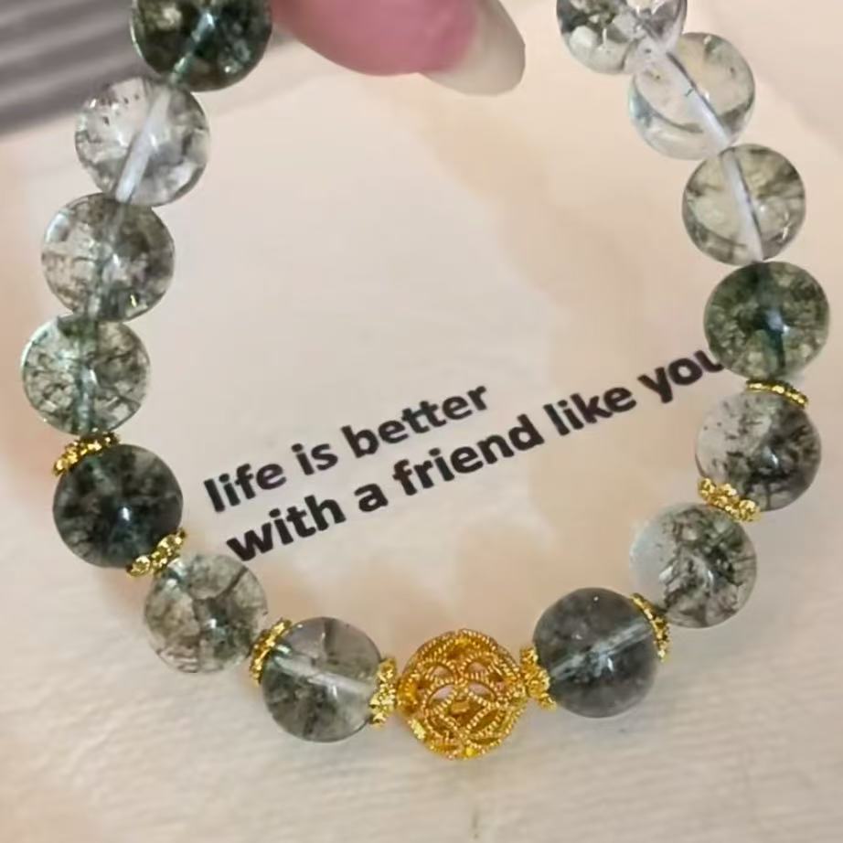 Green Phantom Quartz Bracelet