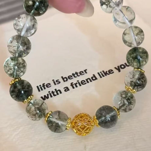 Green Phantom Quartz Bracelet