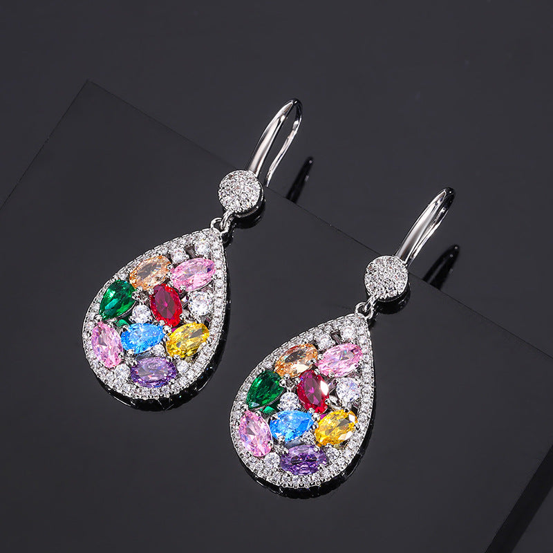 Multicolor Brass Necklace