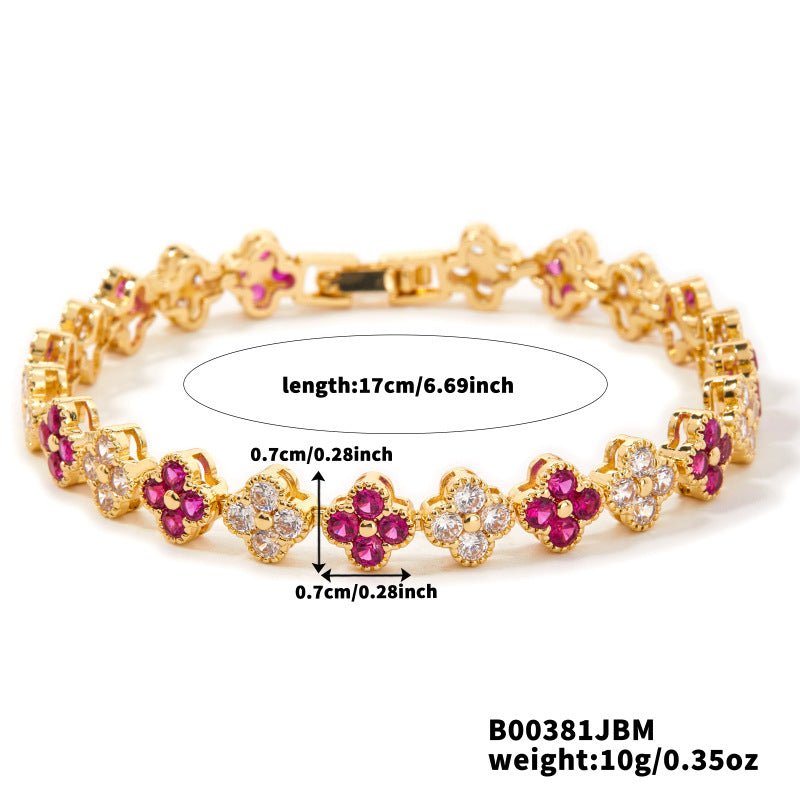 Brass Floral Bangle