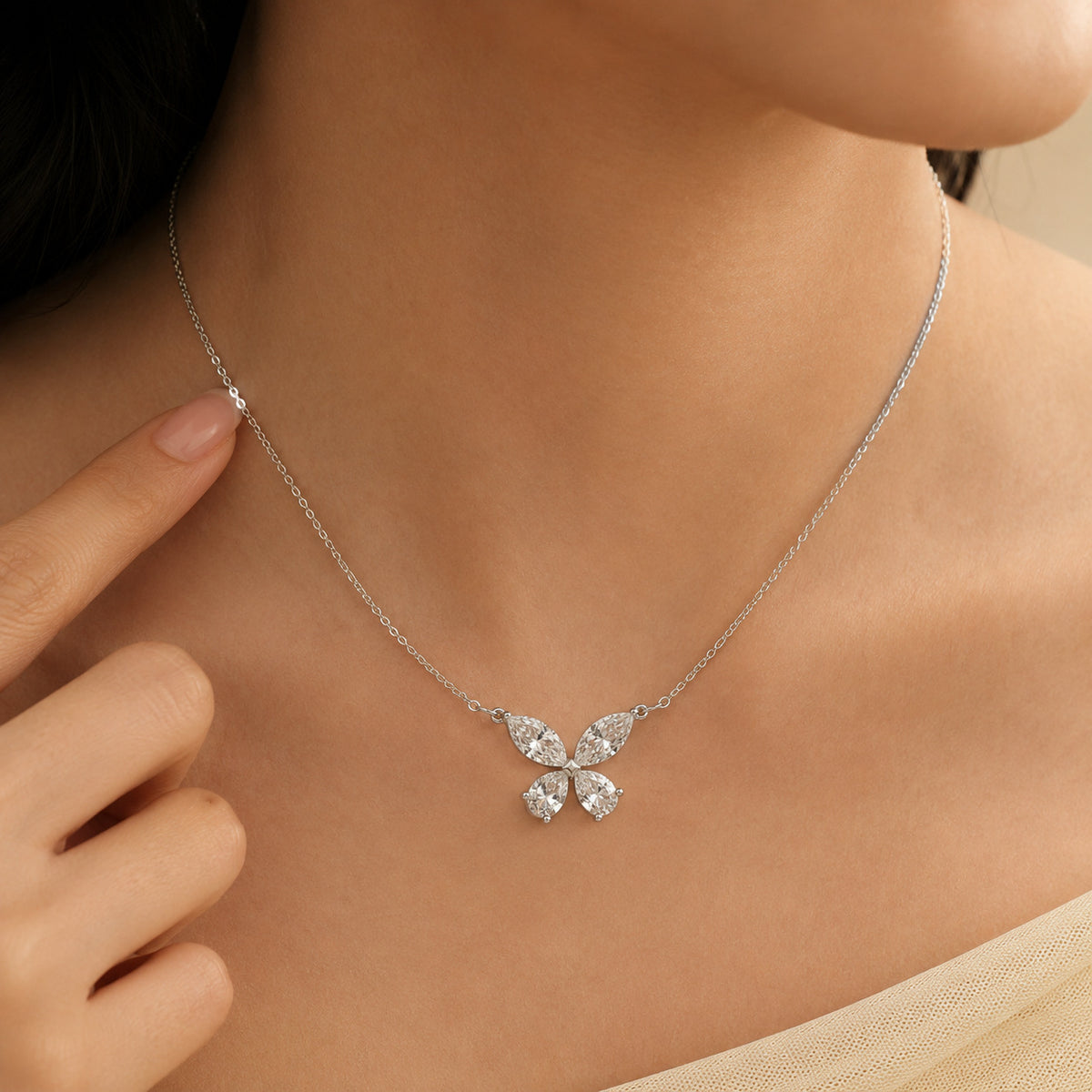 925 Silver Butterfly Necklace