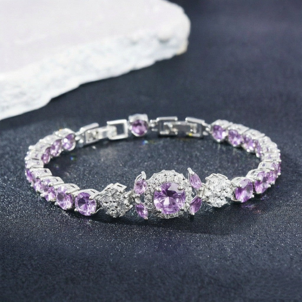 Brass Floral Bracelet