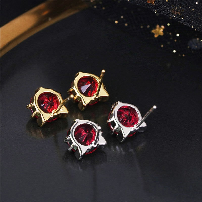 Gold Brass Earring
