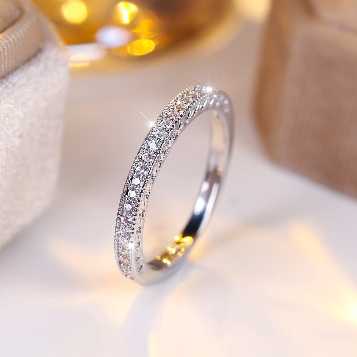 European and American Ebay Hot-Selling Inlaid Zirconia Full