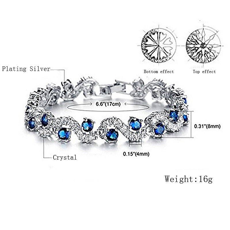 White Crystal Bracelet