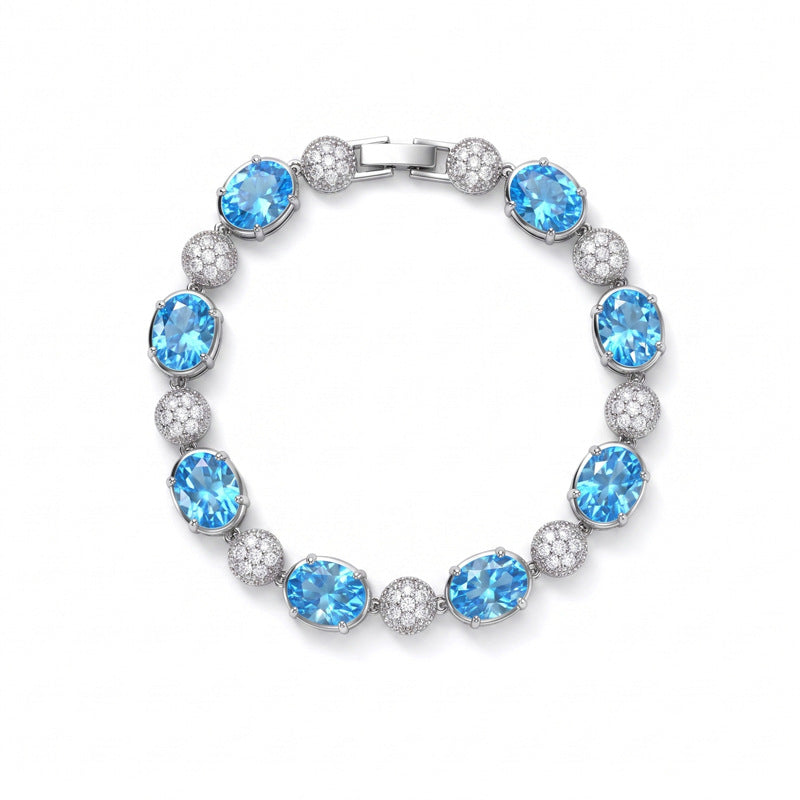 Fresh and sweet zircon bracelet