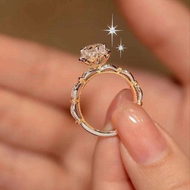 Zircon Floral Ring