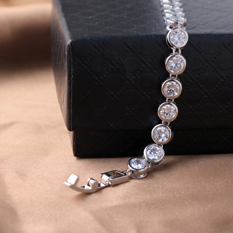 Popular European and American zircon bracelet