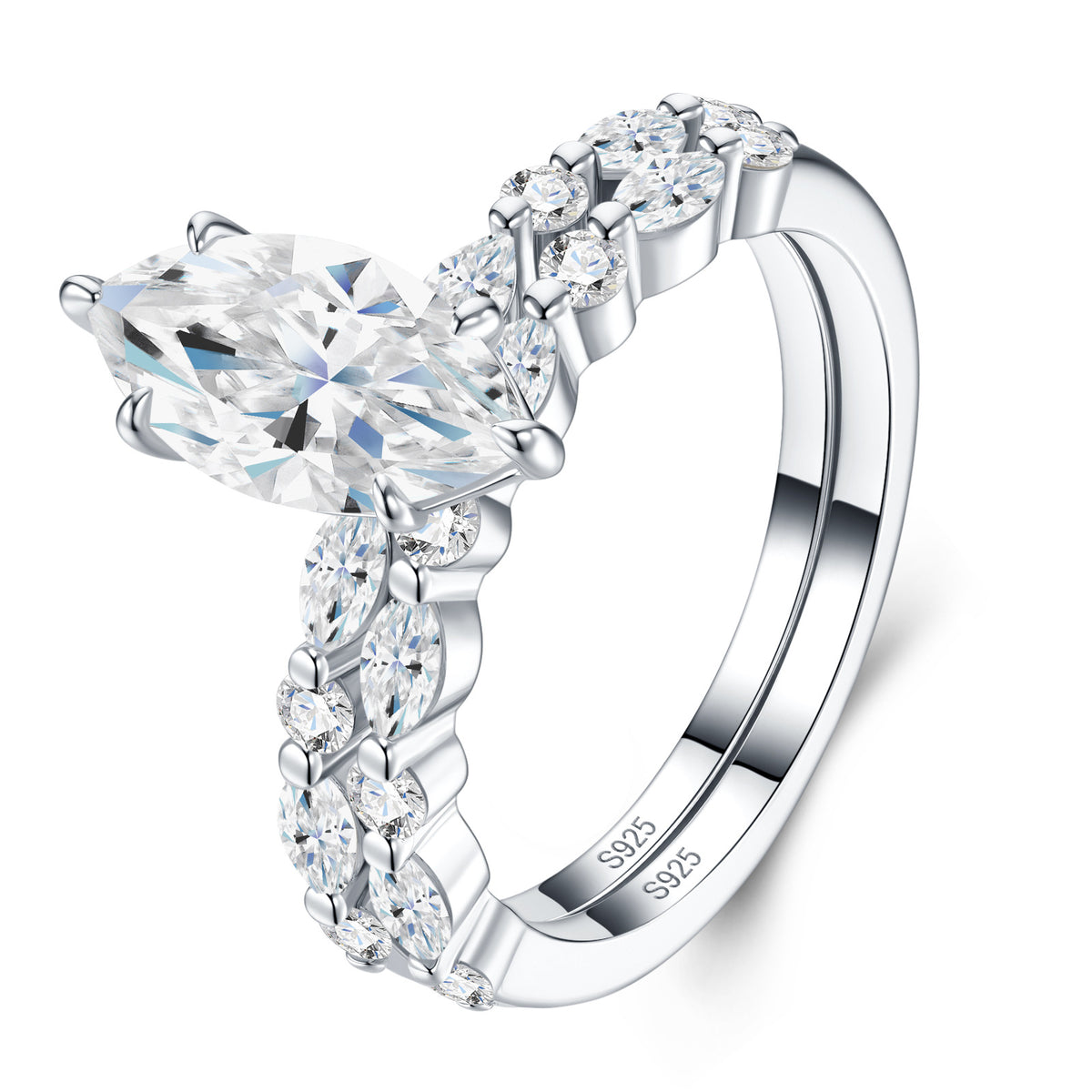 925 Silver Layered Ring