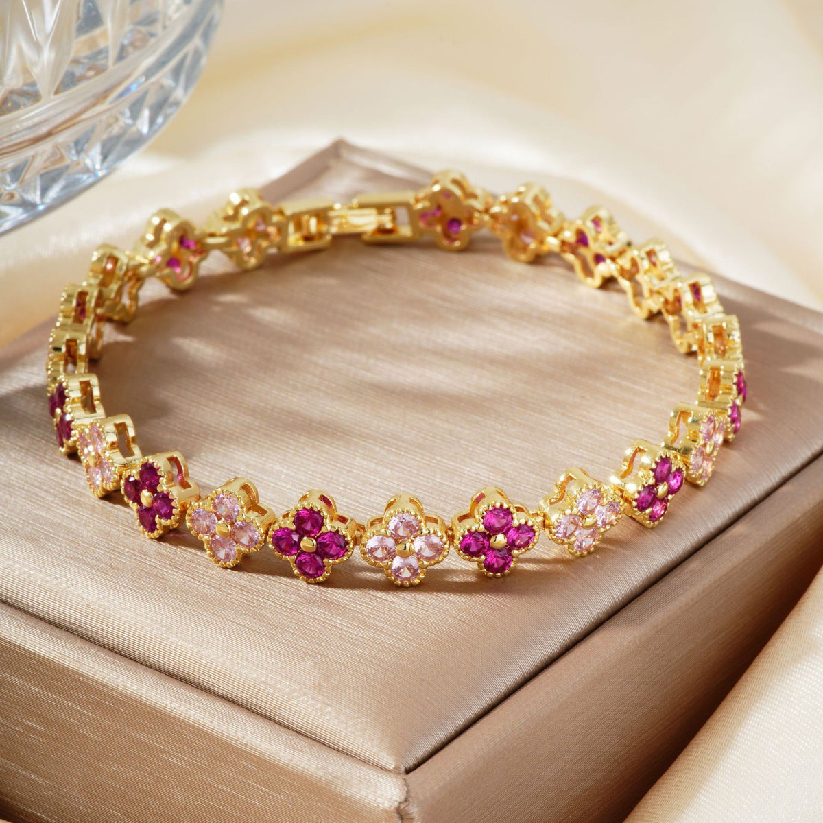 Brass Floral Bangle